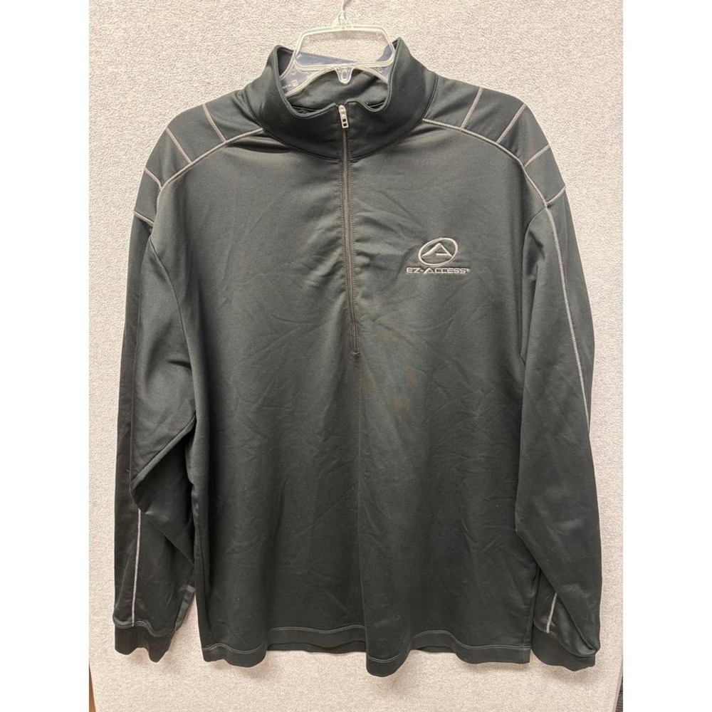Nike Golf Dri-FIT Quarter Zip Pullover Long Sleeve Shirt Mens XL Black EZ Access
